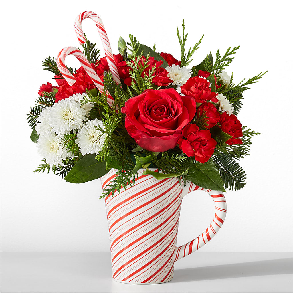 Peppermint Swirl Mug – Whittier Blossom Shop, Whittier CA