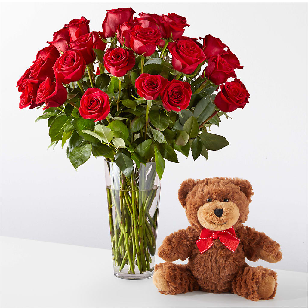 Romantic Long Stem Red Rose Bouquet Bundles – Whittier Blossom Shop, Whittier CA