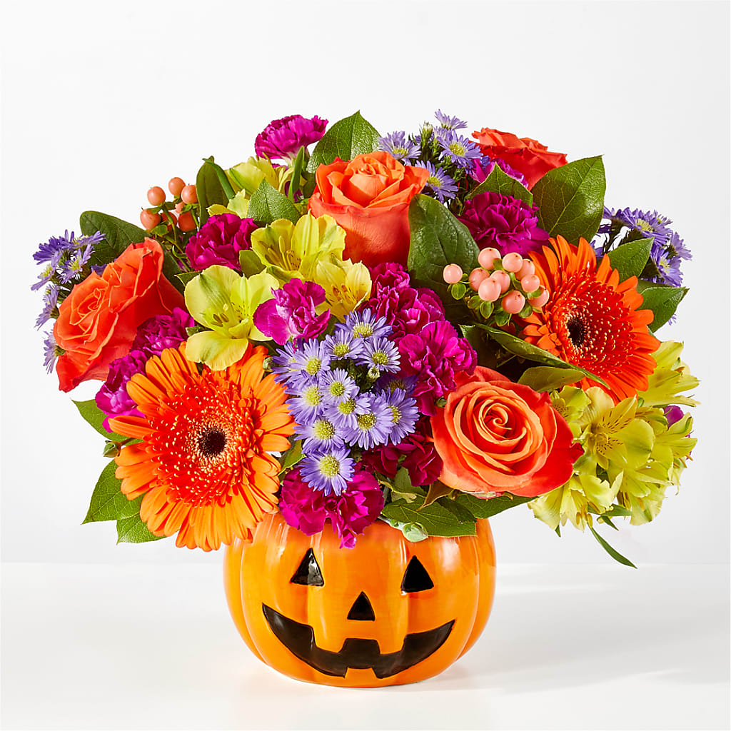Tricks & Treats Pumpkin – Whittier Blossom Shop, Whittier CA