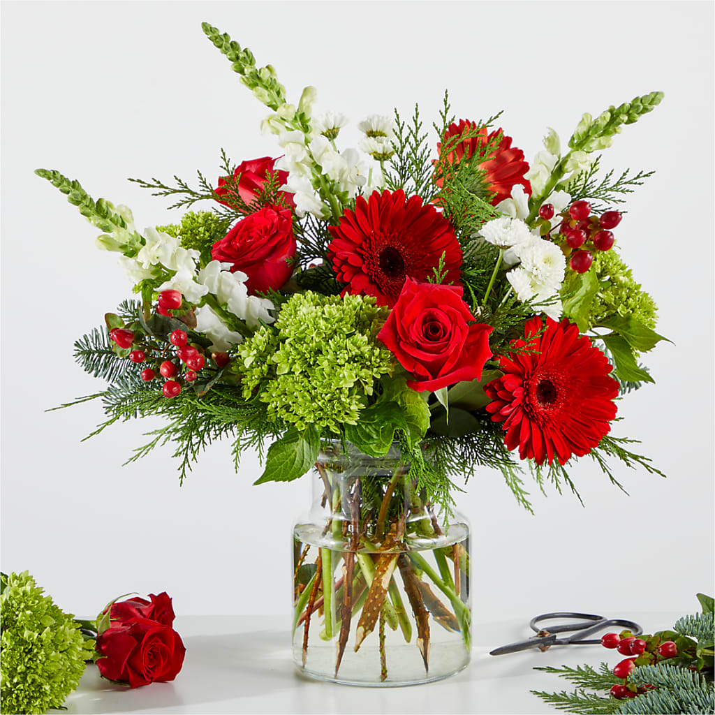 Merry Moment Bouquet – A Florist Original – Whittier Blossom Shop, Whittier CA