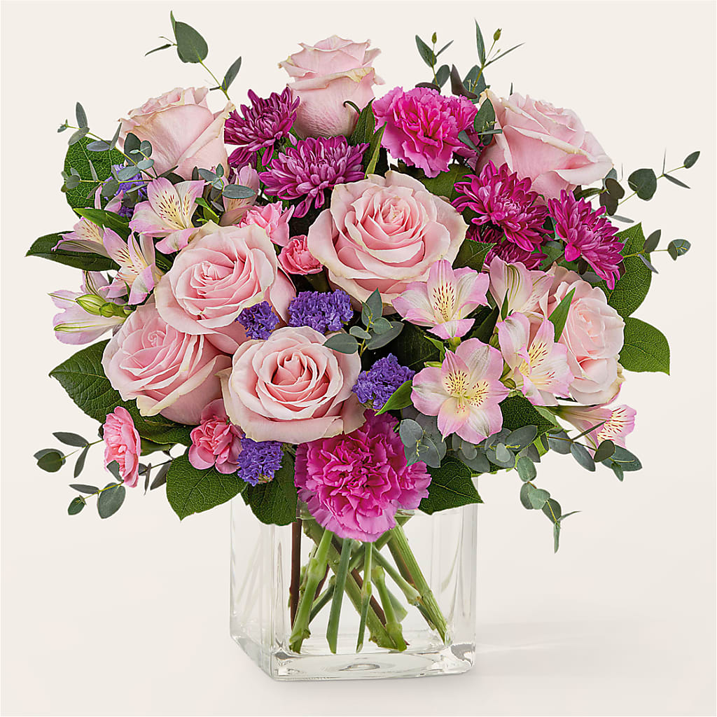 Rosy Radiance Bouquet – Whittier Blossom Shop, Whittier CA