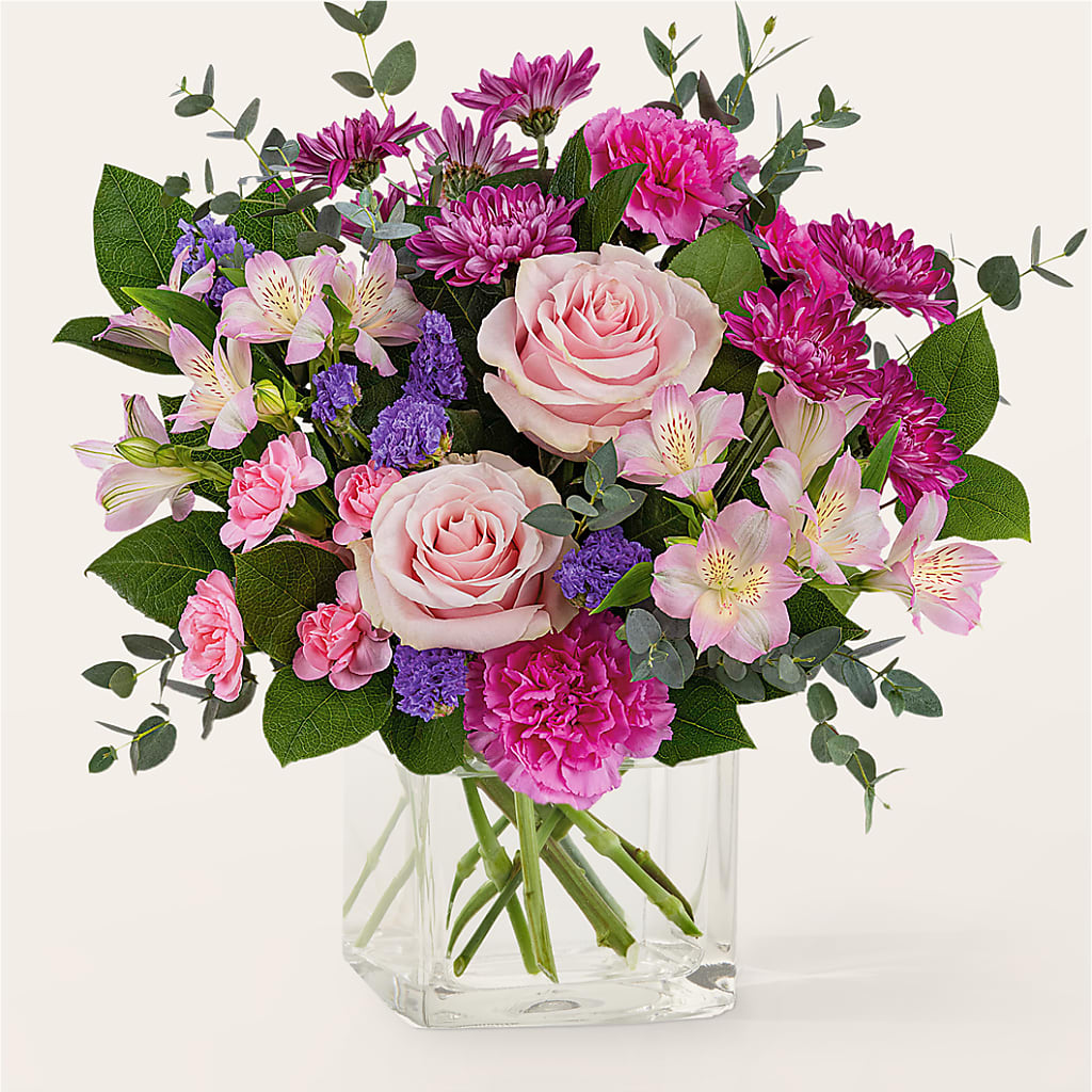 Rosy Radiance Bouquet – Whittier Blossom Shop, Whittier CA