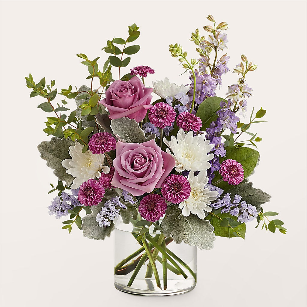 Violet Frost Bouquet – Whittier Blossom Shop, Whittier CA