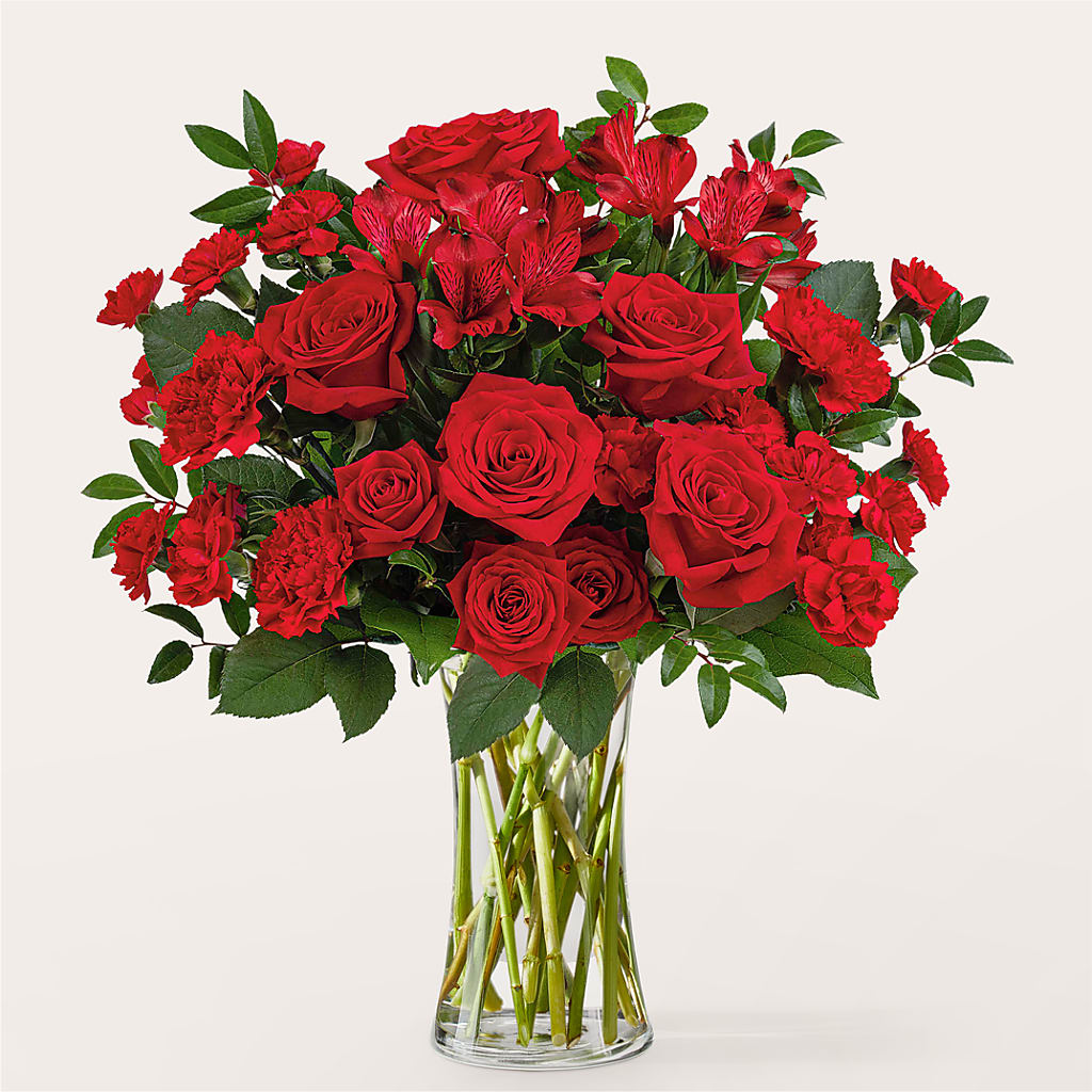 Brilliant Ruby Bouquet – Whittier Blossom Shop, Whittier CA