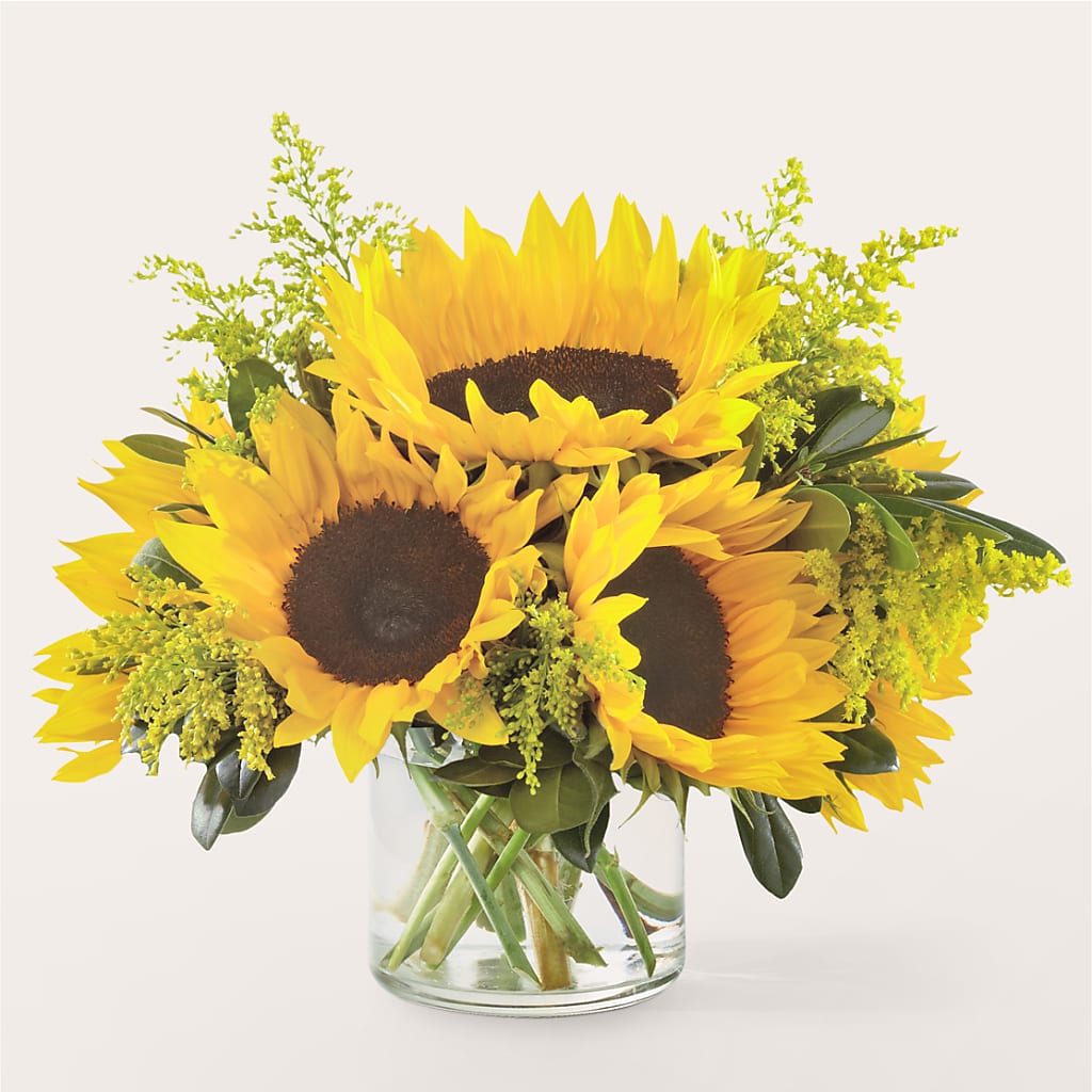 Beaming Sunflower Bouquet – Whittier Blossom Shop, Whittier CA