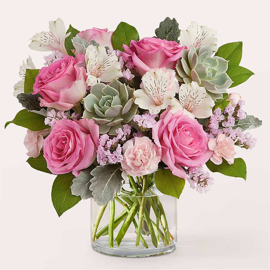 Dusty Rose Bouquet – Whittier Blossom Shop, Whittier CA