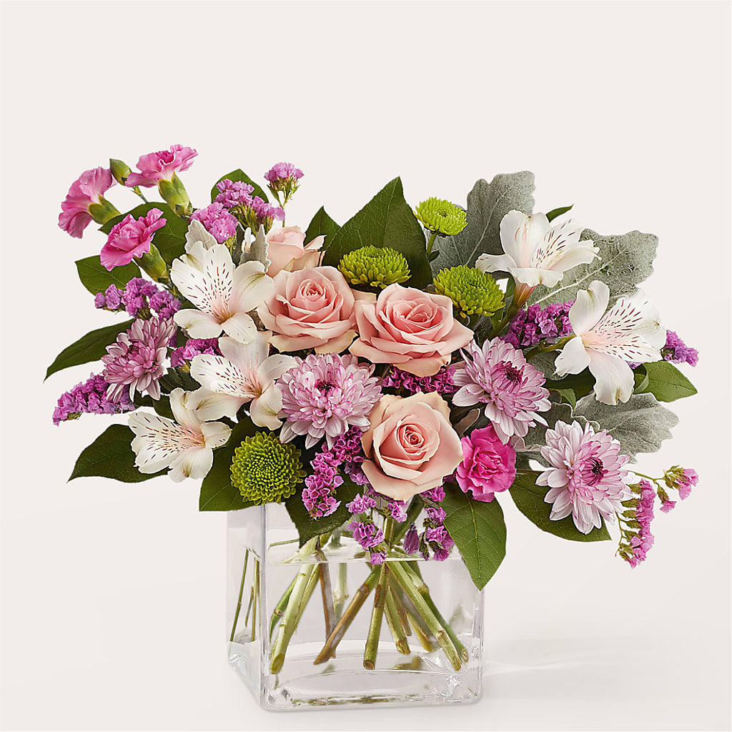 Pink Suede Bouquet – Whittier Blossom Shop, Whittier CA