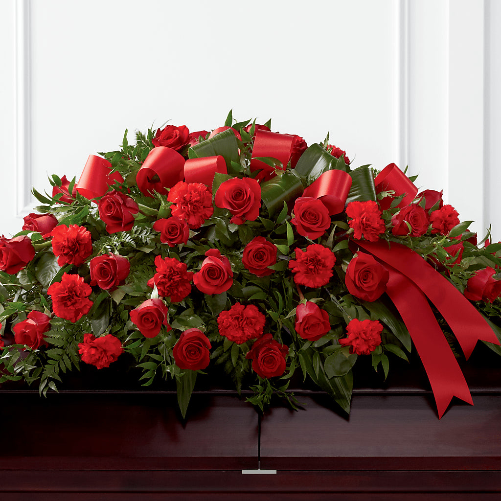 Tribute of Life Casket Spray – Whittier Blossom Shop, Whittier CA