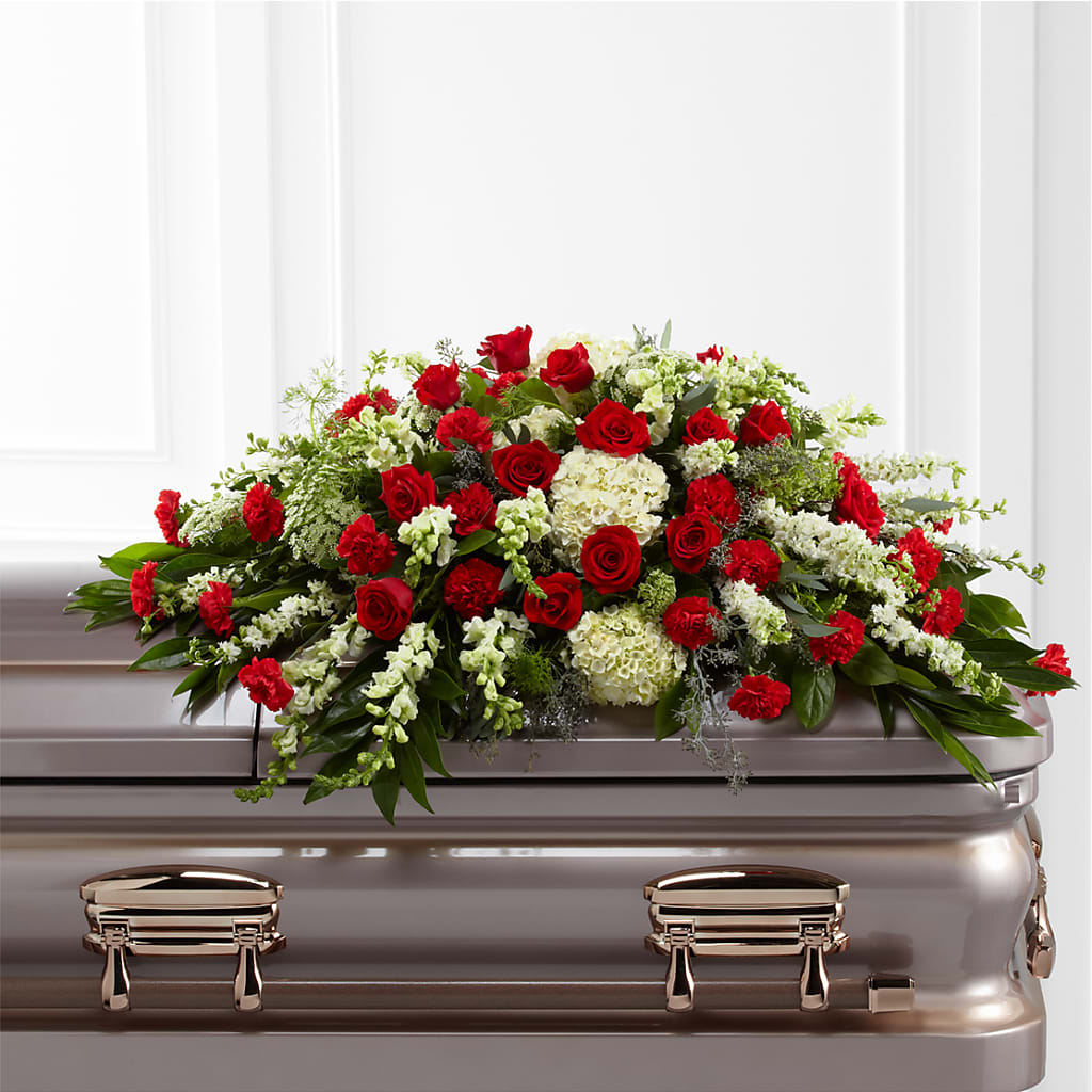 Sincerity Casket Spray – Whittier Blossom Shop, Whittier CA