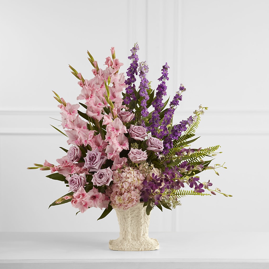 Flowing Garden Arrangement – Whittier Blossom Shop, Whittier CA