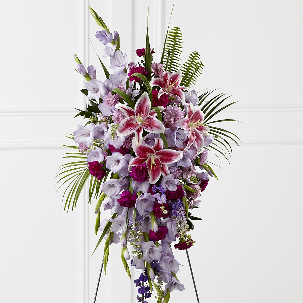 Tender Touch Standing Spray – Whittier Blossom Shop, Whittier CA