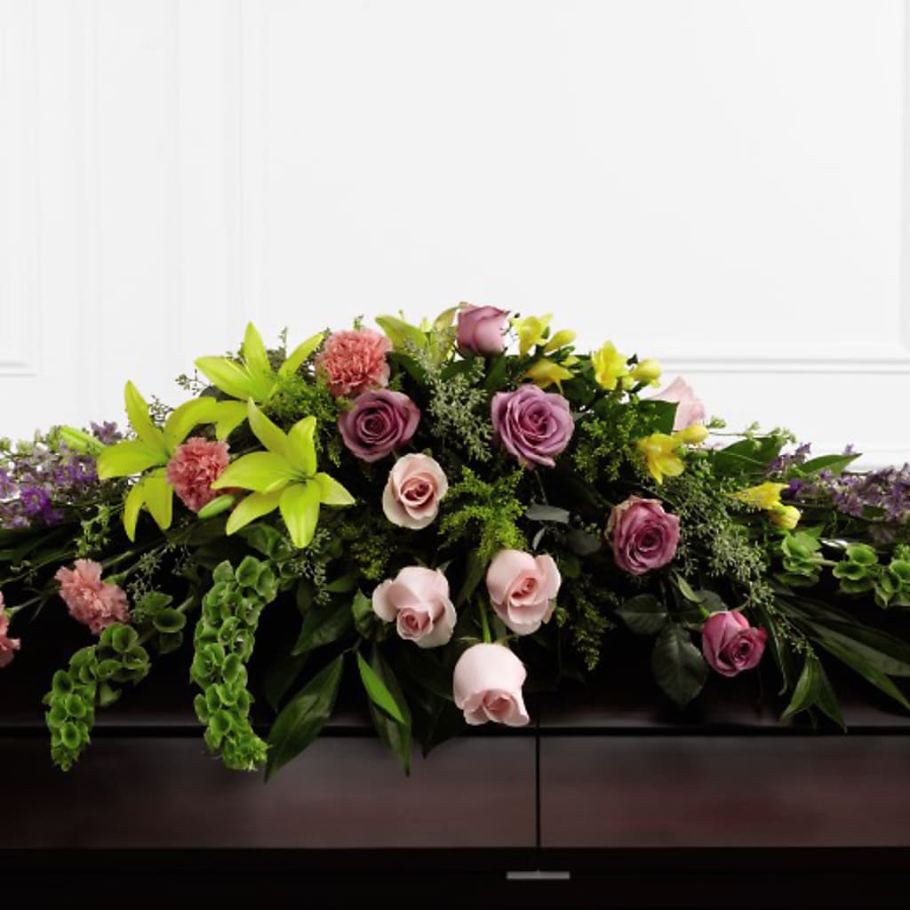 Forever Beloved Casket Spray – Whittier Blossom Shop, Whittier CA