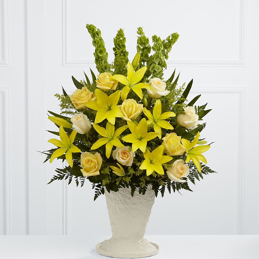 Golden Memories Arrangement – Whittier Blossom Shop, Whittier CA