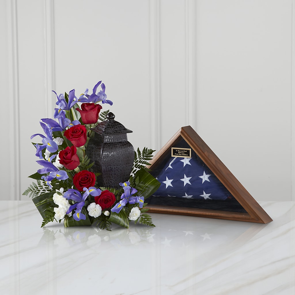Patriotic Tribute Arrangement – Whittier Blossom Shop, Whittier CA