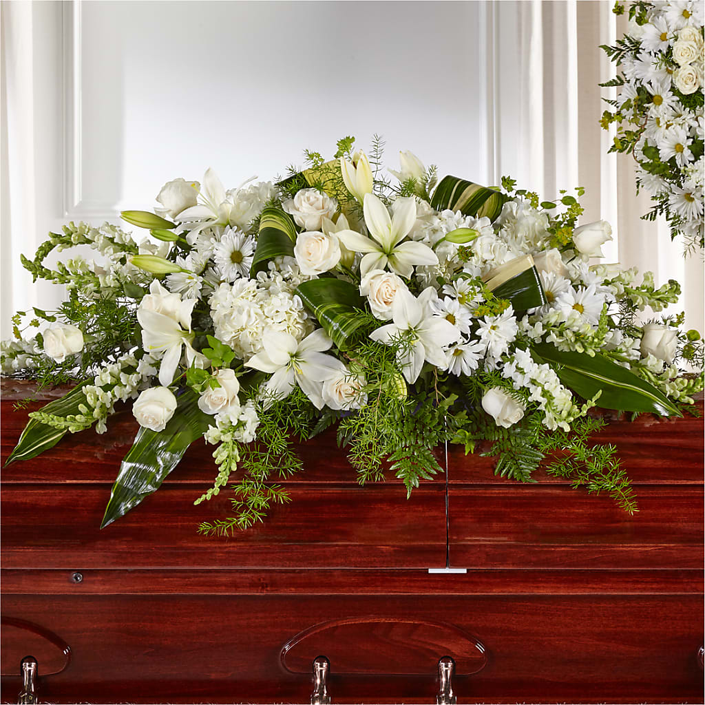 Abundance Casket Spray – Whittier Blossom Shop, Whittier CA