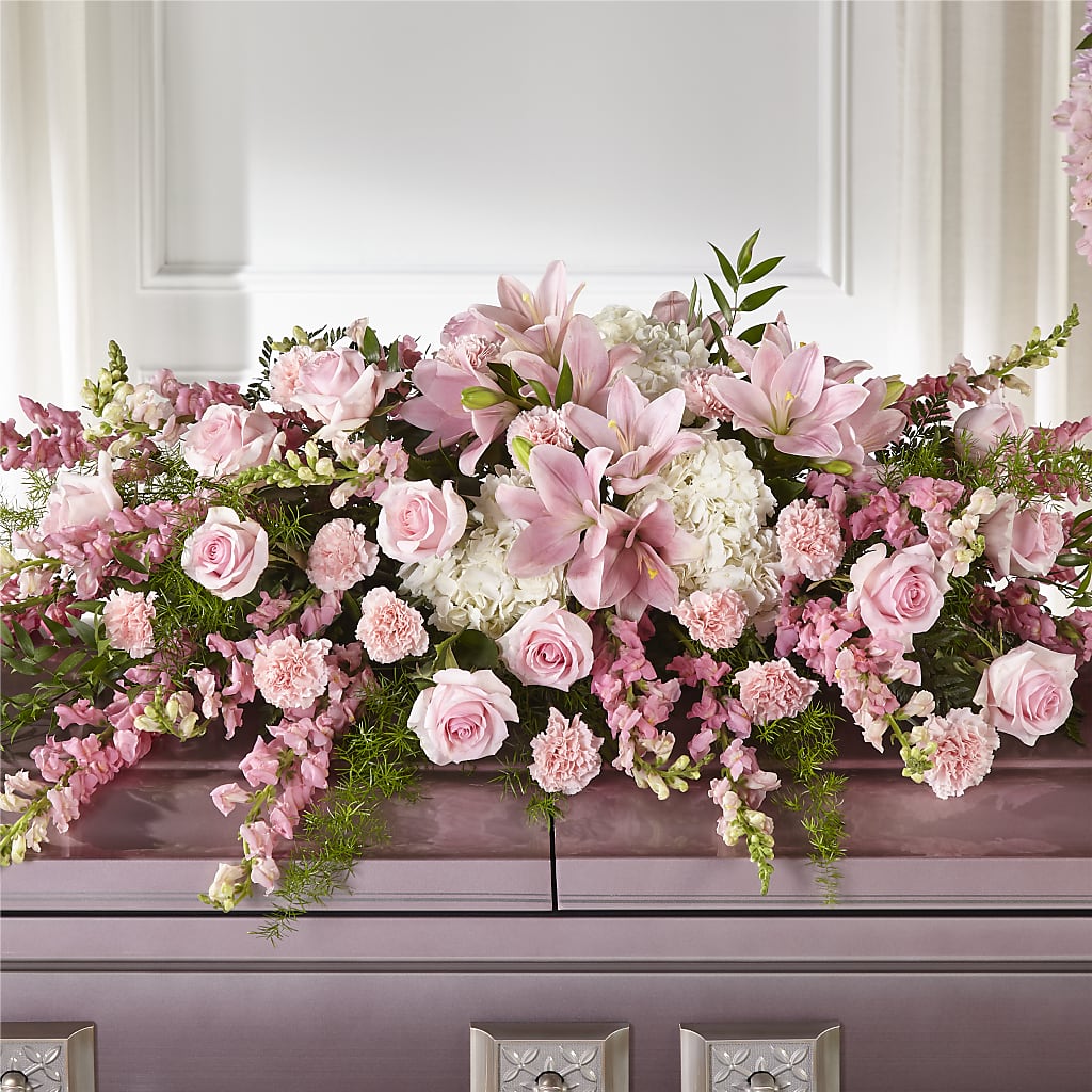 Life & Remembrance Casket Spray – Whittier Blossom Shop, Whittier CA