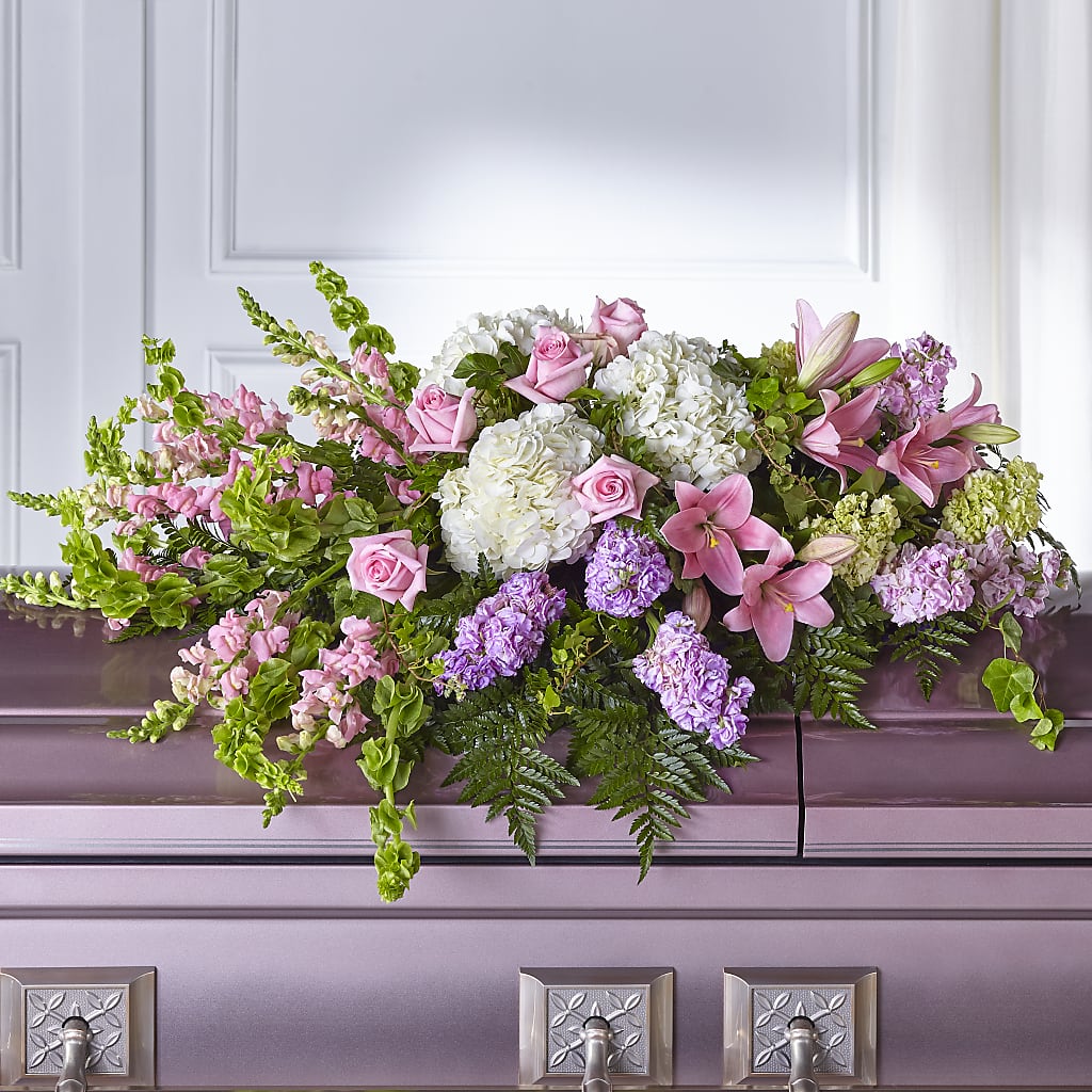 Life's Gratitude Casket Spray – Whittier Blossom Shop, Whittier CA