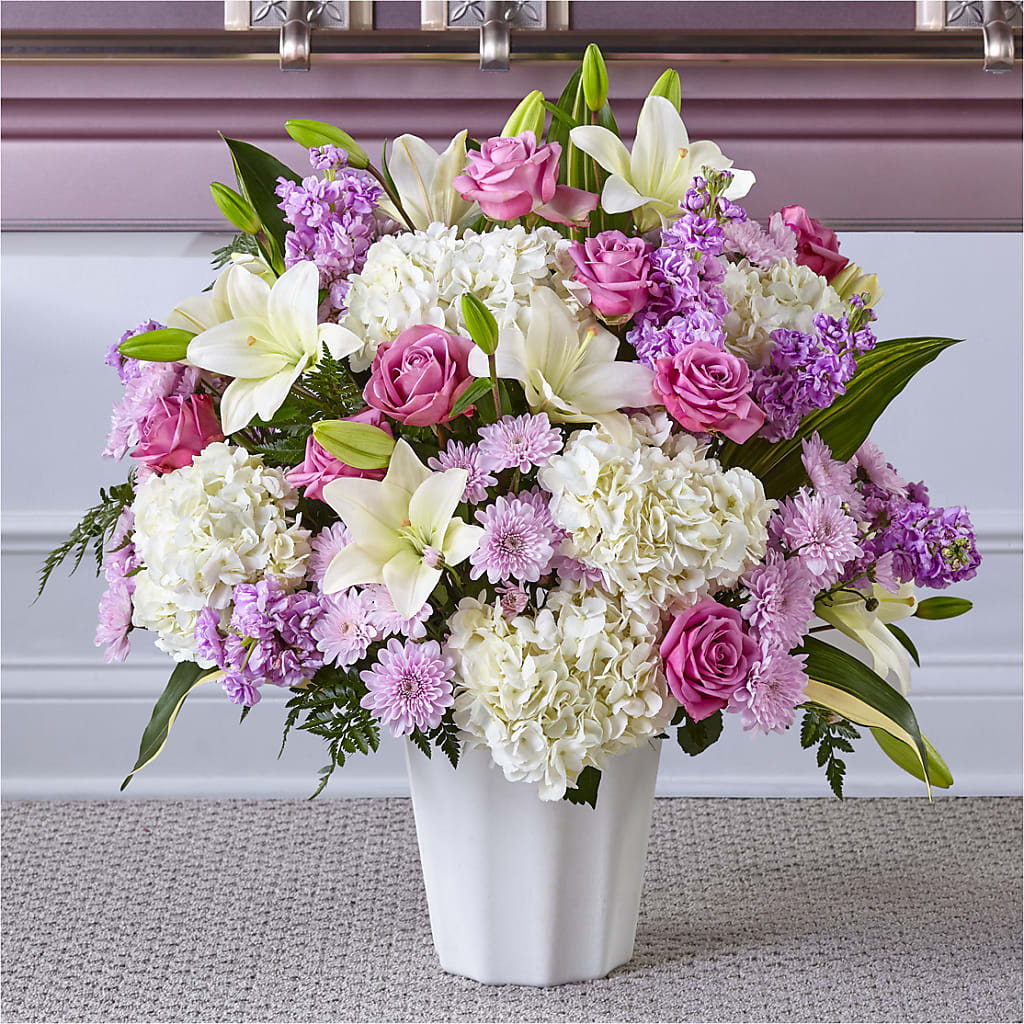 Heaven Sent Floor Basket – Whittier Blossom Shop, Whittier CA