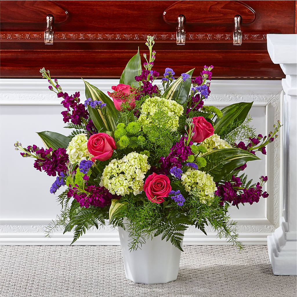 Beautiful Horizons Floor Basket – Whittier Blossom Shop, Whittier CA