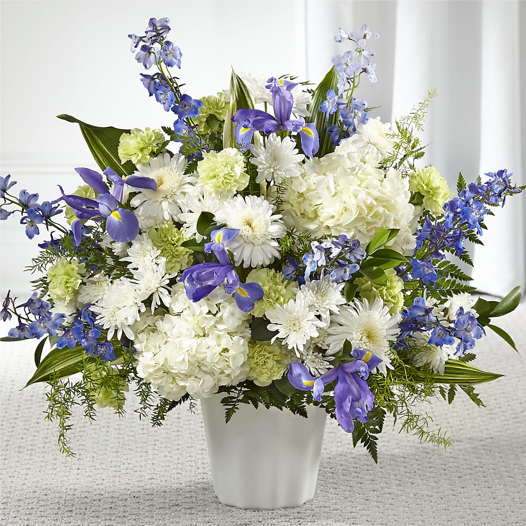 Soft Serenity Floor Basket – Whittier Blossom Shop, Whittier CA
