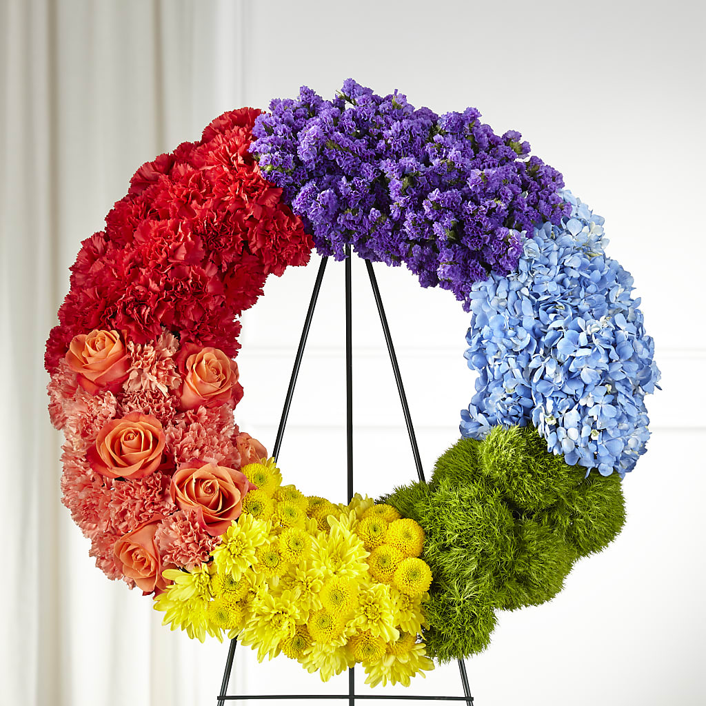 Circle of Love Wreath – Whittier Blossom Shop, Whittier CA