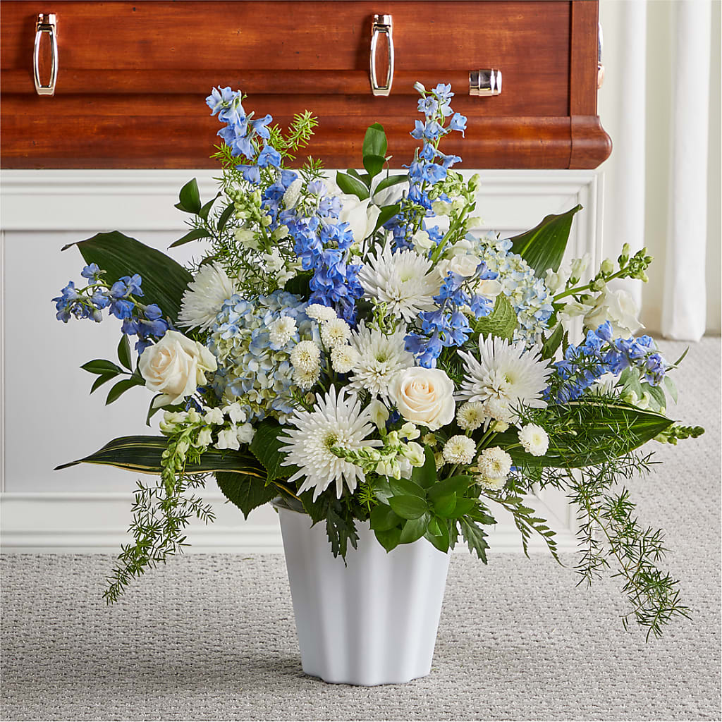Everlasting Memories Floor Basket – Whittier Blossom Shop, Whittier CA