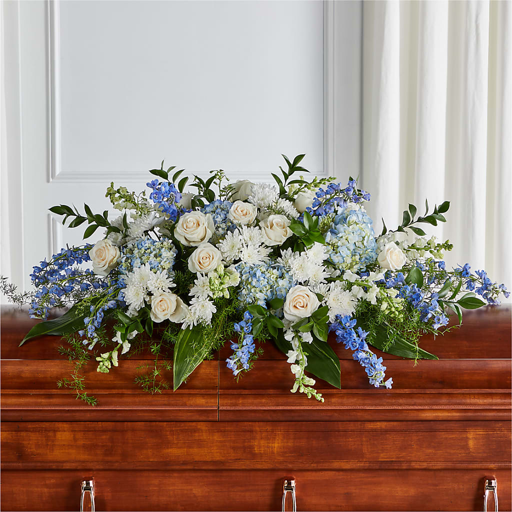 Timeless Essence Casket Spray – Whittier Blossom Shop, Whittier CA