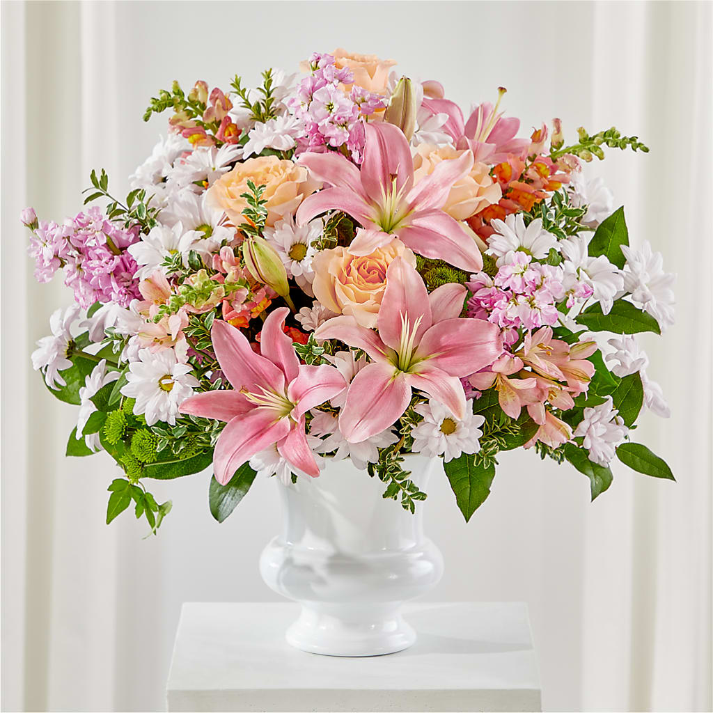 Heartfelt Gesture Urn Arrangement – Whittier Blossom Shop, Whittier CA