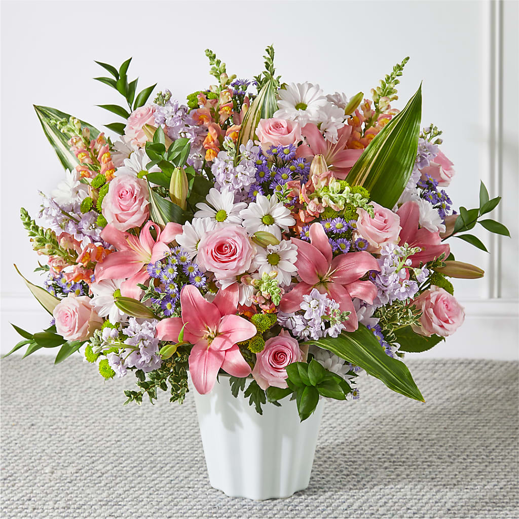Abundant Compassion Floor Basket – Whittier Blossom Shop, Whittier CA