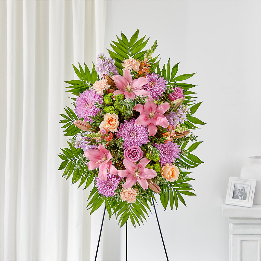 Love & Light Standing Spray – Whittier Blossom Shop, Whittier CA