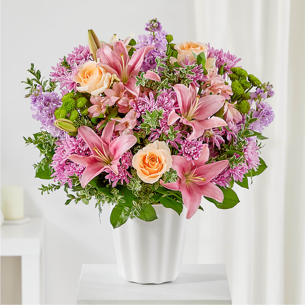 Supportive Embrace Tabletop Basket – Whittier Blossom Shop, Whittier CA