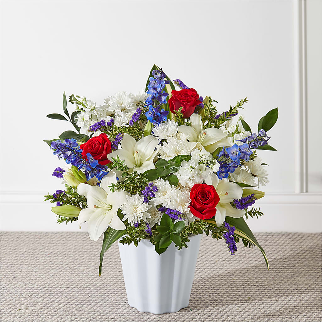 Consoled Floor Basket – Whittier Blossom Shop, Whittier CA