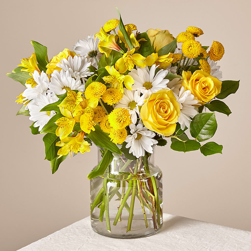 Sunny Sentiments Bouquet – Whittier Blossom Shop, Whittier CA