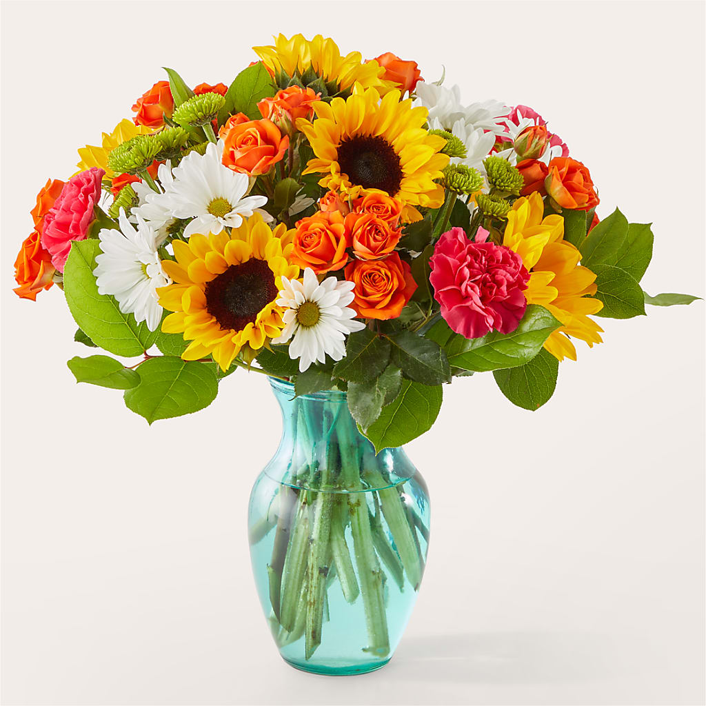 Sun-drenched Blooms Bouquet – Whittier Blossom Shop, Whittier CA