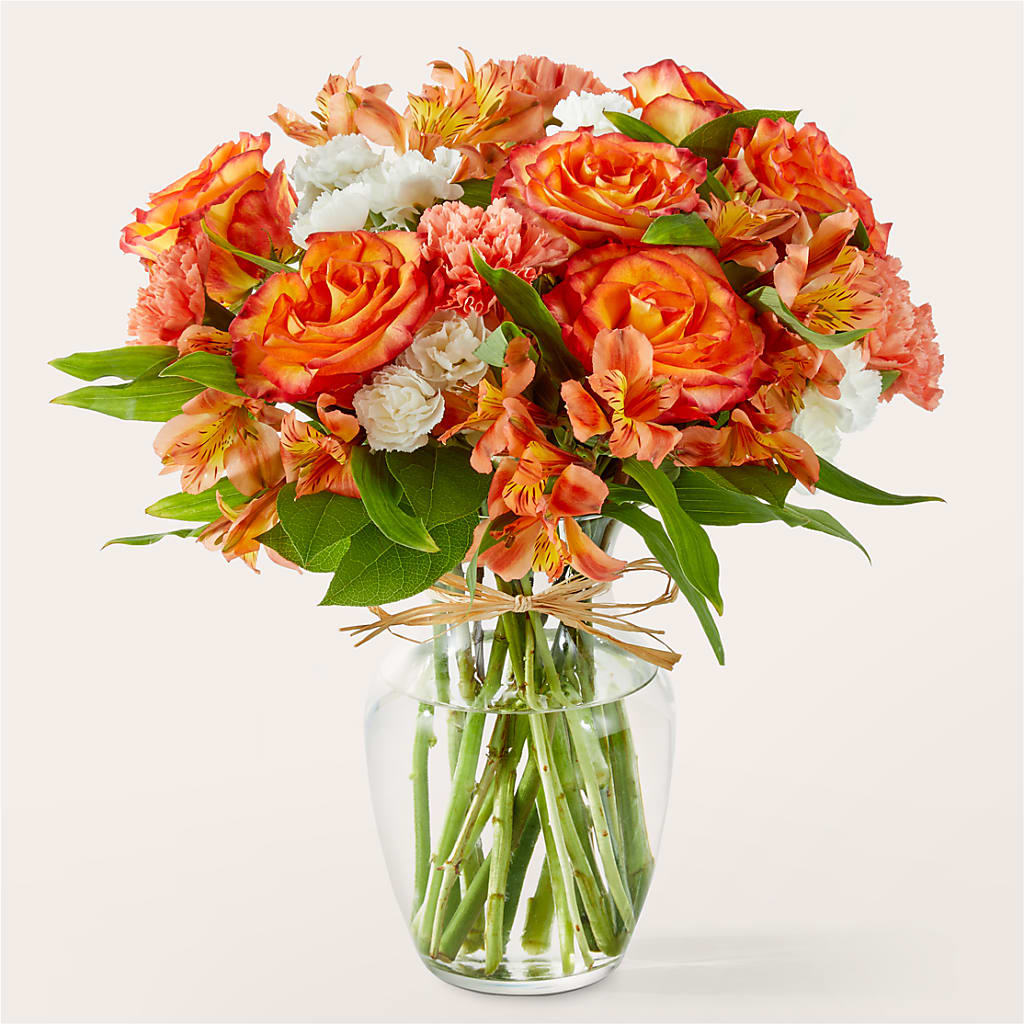 Apricot Glow Bouquet – Whittier Blossom Shop, Whittier CA
