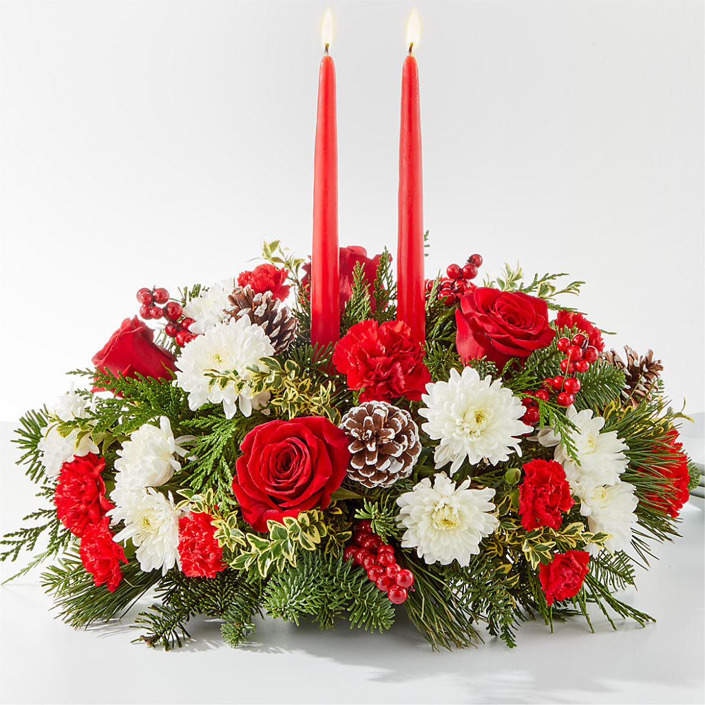 Holiday Soiree Centerpiece – Whittier Blossom Shop, Whittier CA