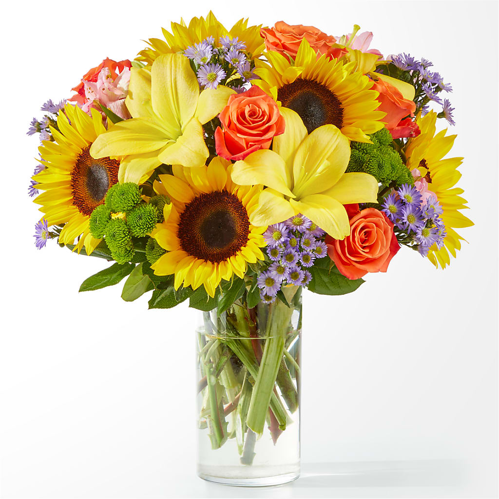 Basking in the Glow Bouquet – Whittier Blossom Shop, Whittier CA
