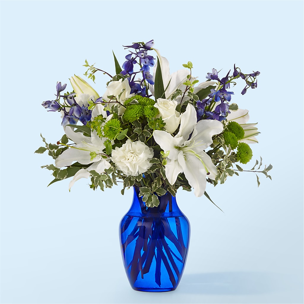 Santorini Bouquet – Whittier Blossom Shop, Whittier CA