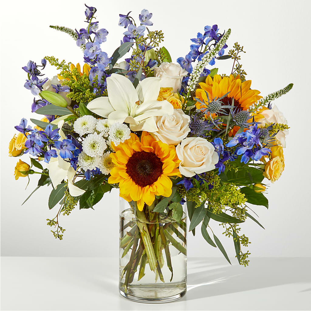 Wonderfully Sunny Bouquet – Whittier Blossom Shop, Whittier CA