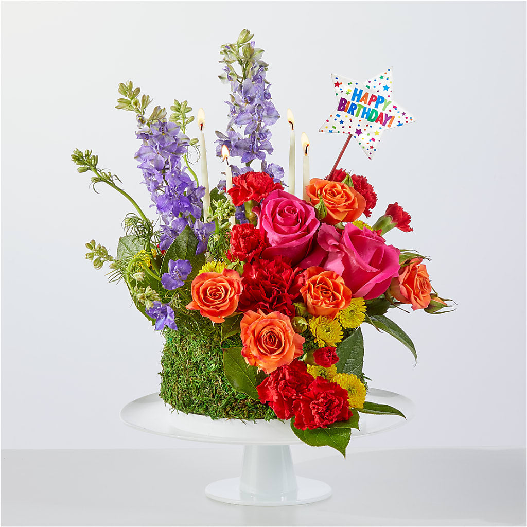 Best Year Yet Floral Cake – Whittier Blossom Shop, Whittier CA