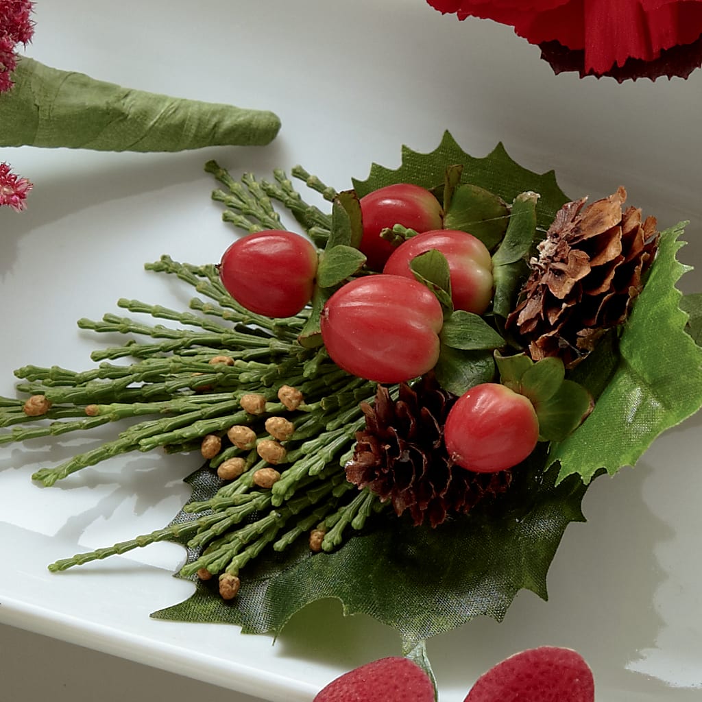 Red Berry Boutonniere – Whittier Blossom Shop, Whittier CA
