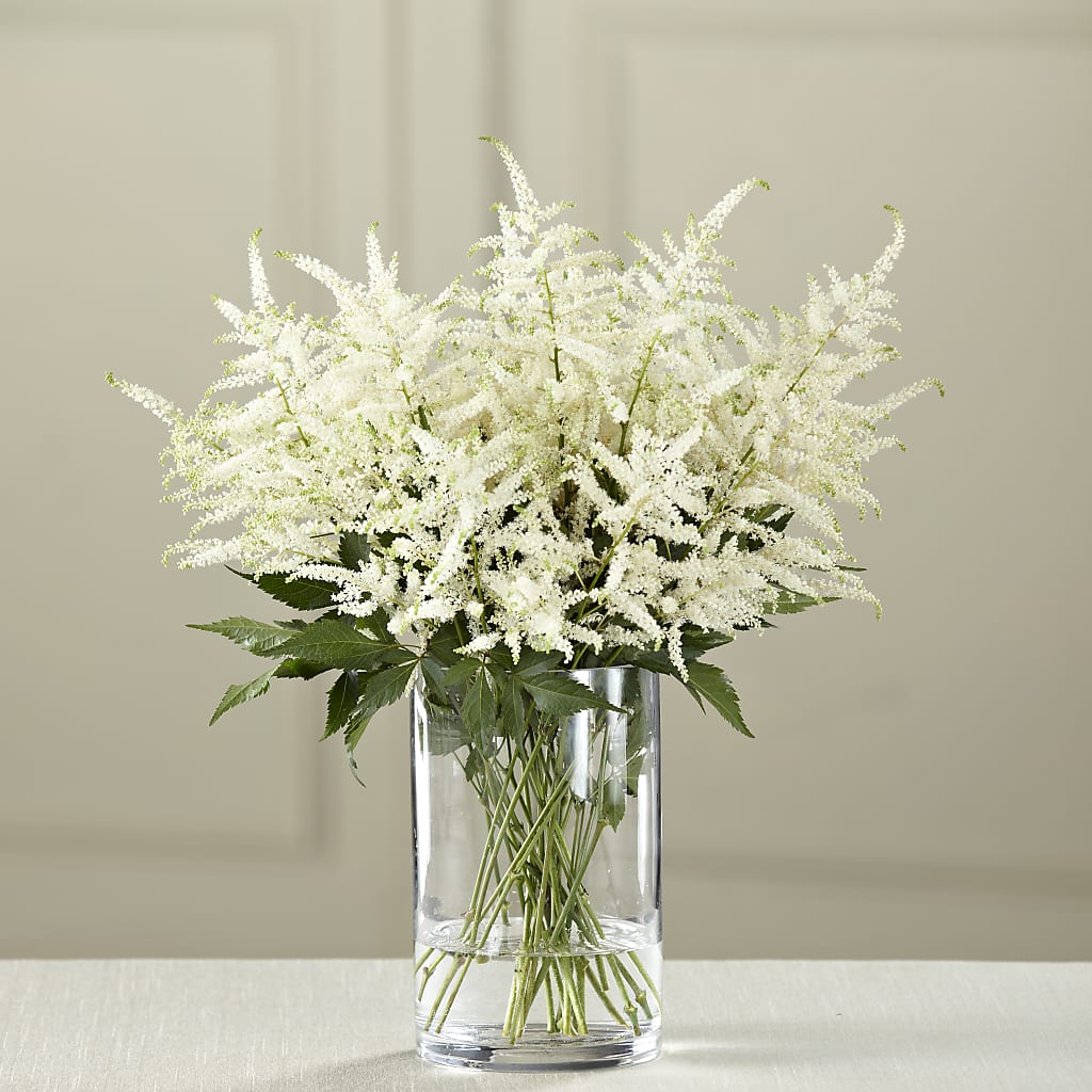 White Astilbe Bouquet – Whittier Blossom Shop, Whittier CA