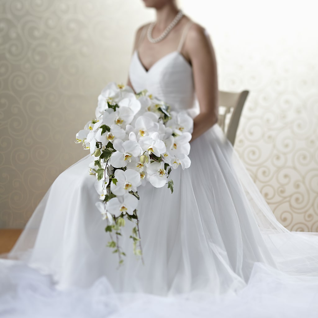 Classic White Bouquet – Whittier Blossom Shop, Whittier CA