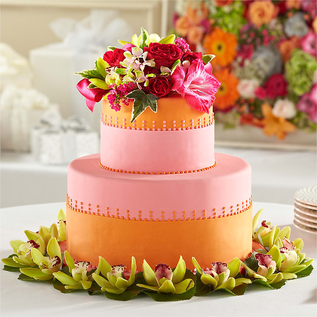Sweet Citrus Cake Decor – Whittier Blossom Shop, Whittier CA