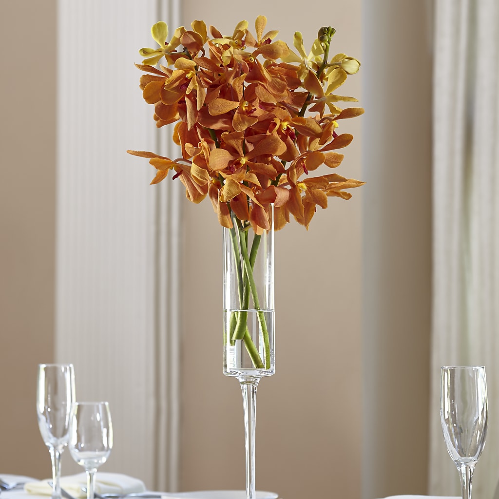 Orange Mokara Bouquet – Whittier Blossom Shop, Whittier CA