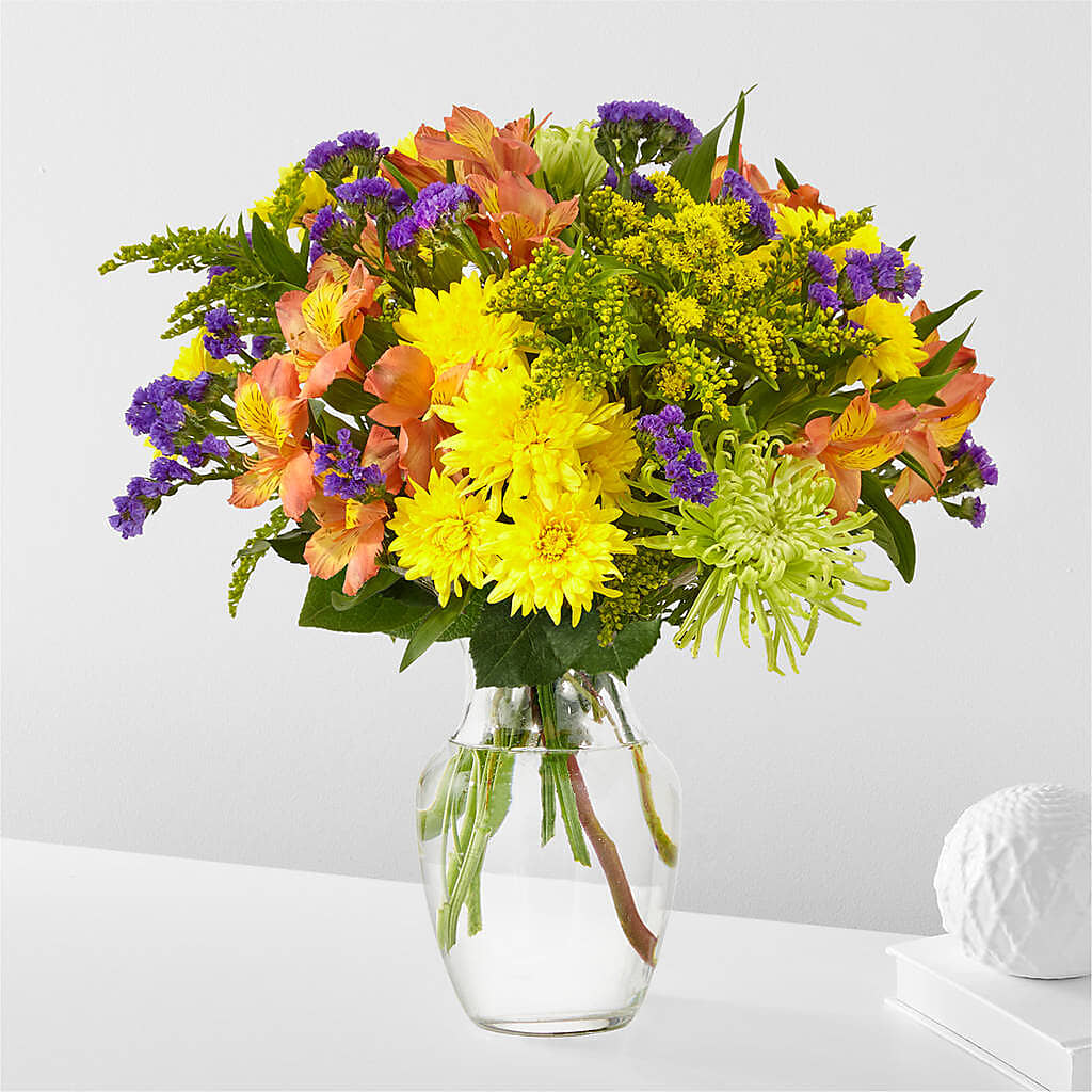 Marmalade Skies Bouquet –  Whittier Blossom Shop, Whittier CA