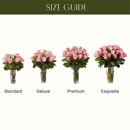 Long Stem Pink Rose Bouquet –  Whittier Blossom Shop, Whittier CA