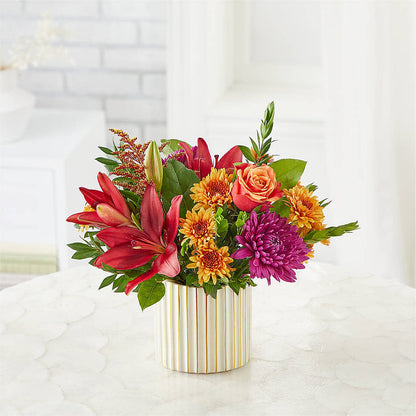 Burgundy Landscape Bouquet –  Whittier Blossom Shop, Whittier CA