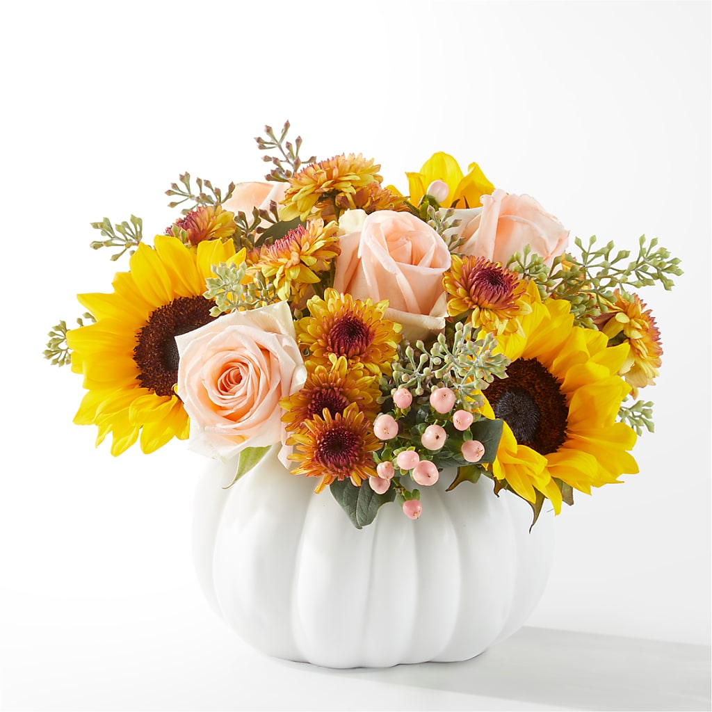 Pumpkin to Talk About Bouquet –  Whittier Blossom Shop, Whittier CA