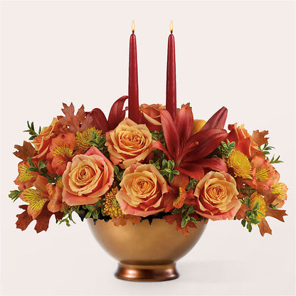 Harvest Table Centerpiece –  Whittier Blossom Shop, Whittier CA